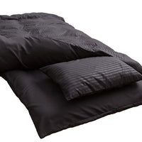 ホテルタイプ シーツセット 布団用 ブラック