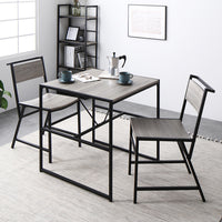 2人掛けダイニング3点セット(幅70cm)『Rectico レクティコ』ヴィンテージ