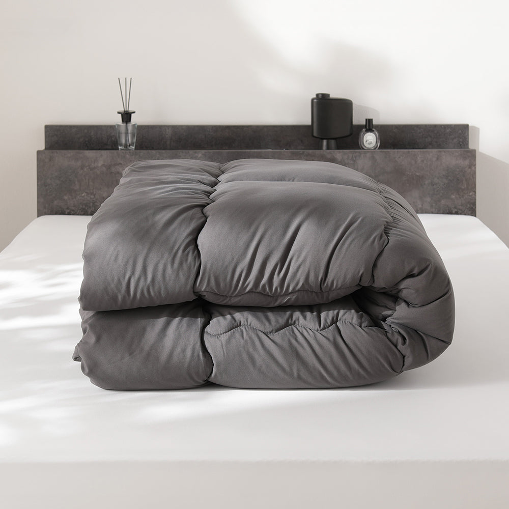 ピーチスキン 掛け布団 単品 『umowell ウモウェル』 チャコールグレー