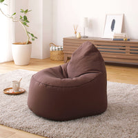 ビーズクッション しずく型タイプ ブラウン