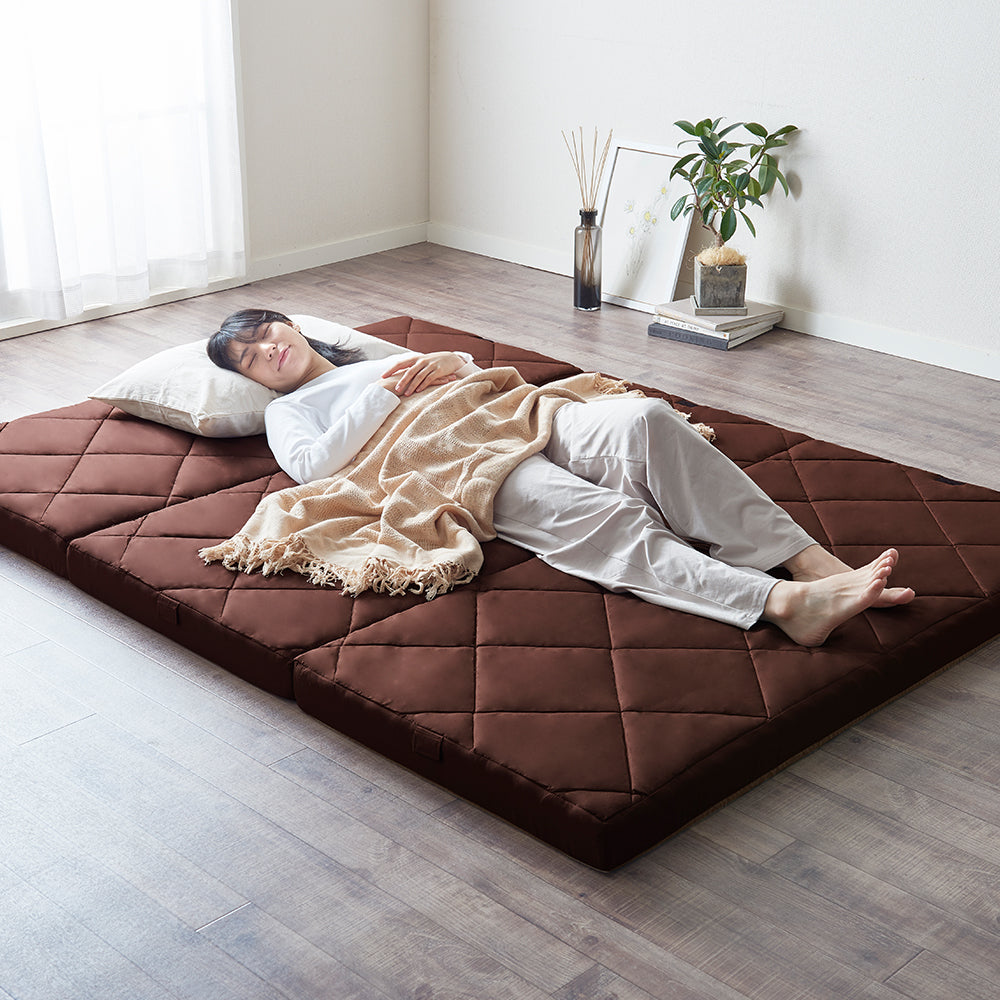 単身マットレス ブラウン 厚さ8cm