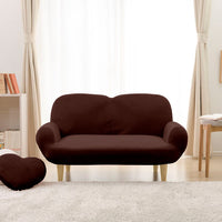 リクライニング コンパクトソファ ブラウン