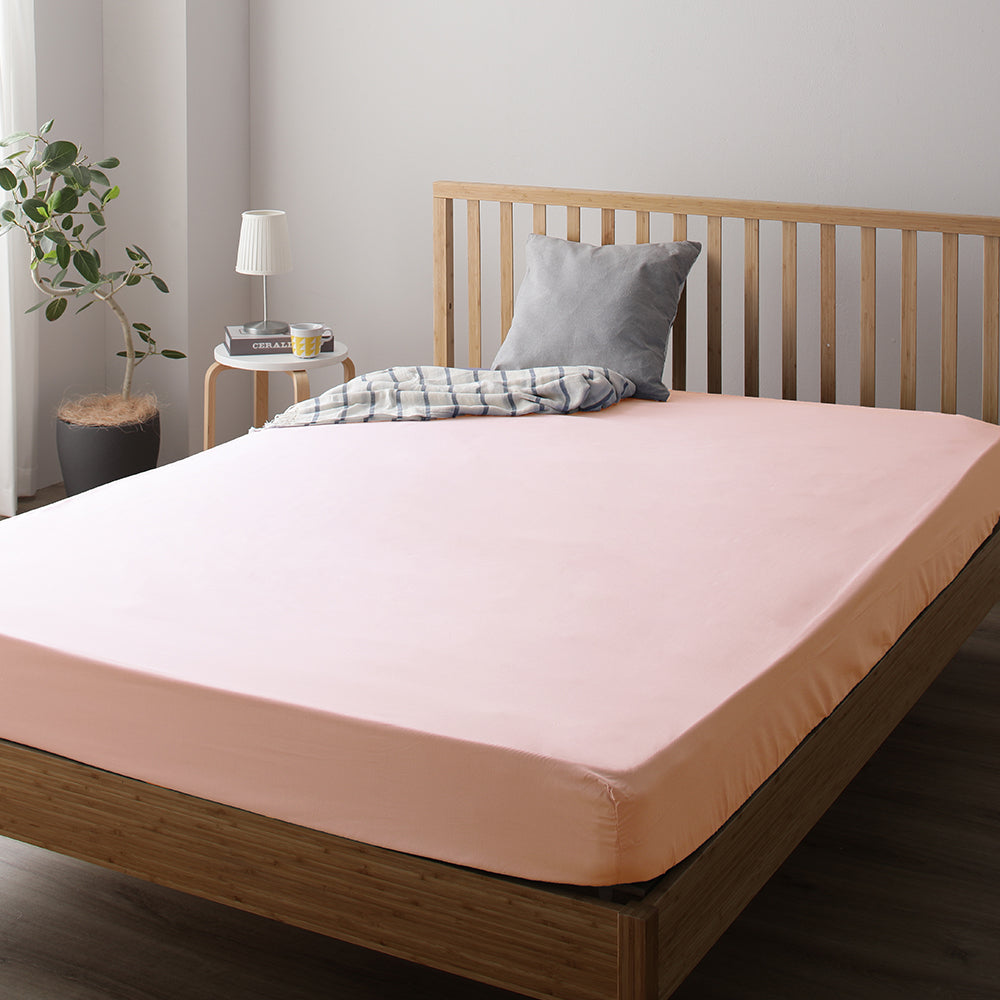 ボックスシーツ・ペールピンク