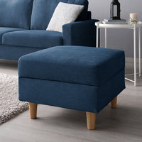 オットマン 洗える着替えソファ『&NAME アンドネーム』ネイビー