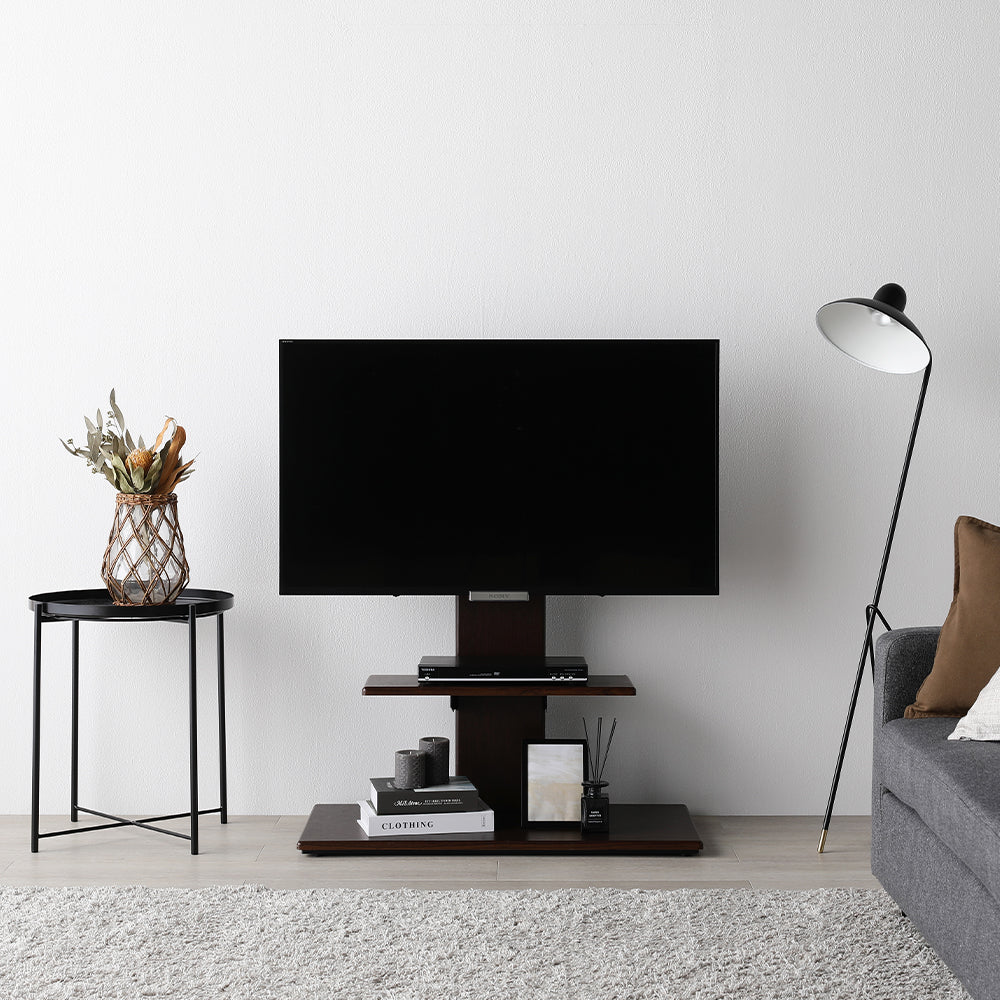 テレビスタンド・ロータイプ・ブラウン