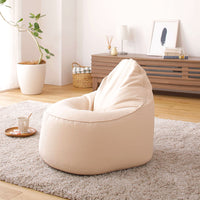 ビーズクッション しずく型タイプ ベージュ