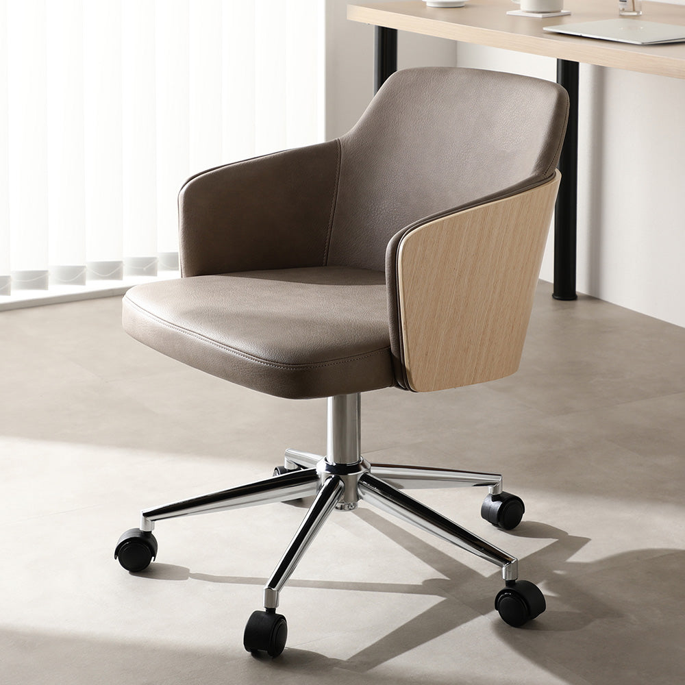 回転 昇降式デスクチェア ベージュ