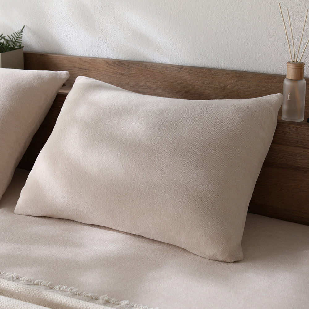 のびのび枕カバー 単品 素材(ふっくらタオル) 『Palmoa パルモア』 ベージュ