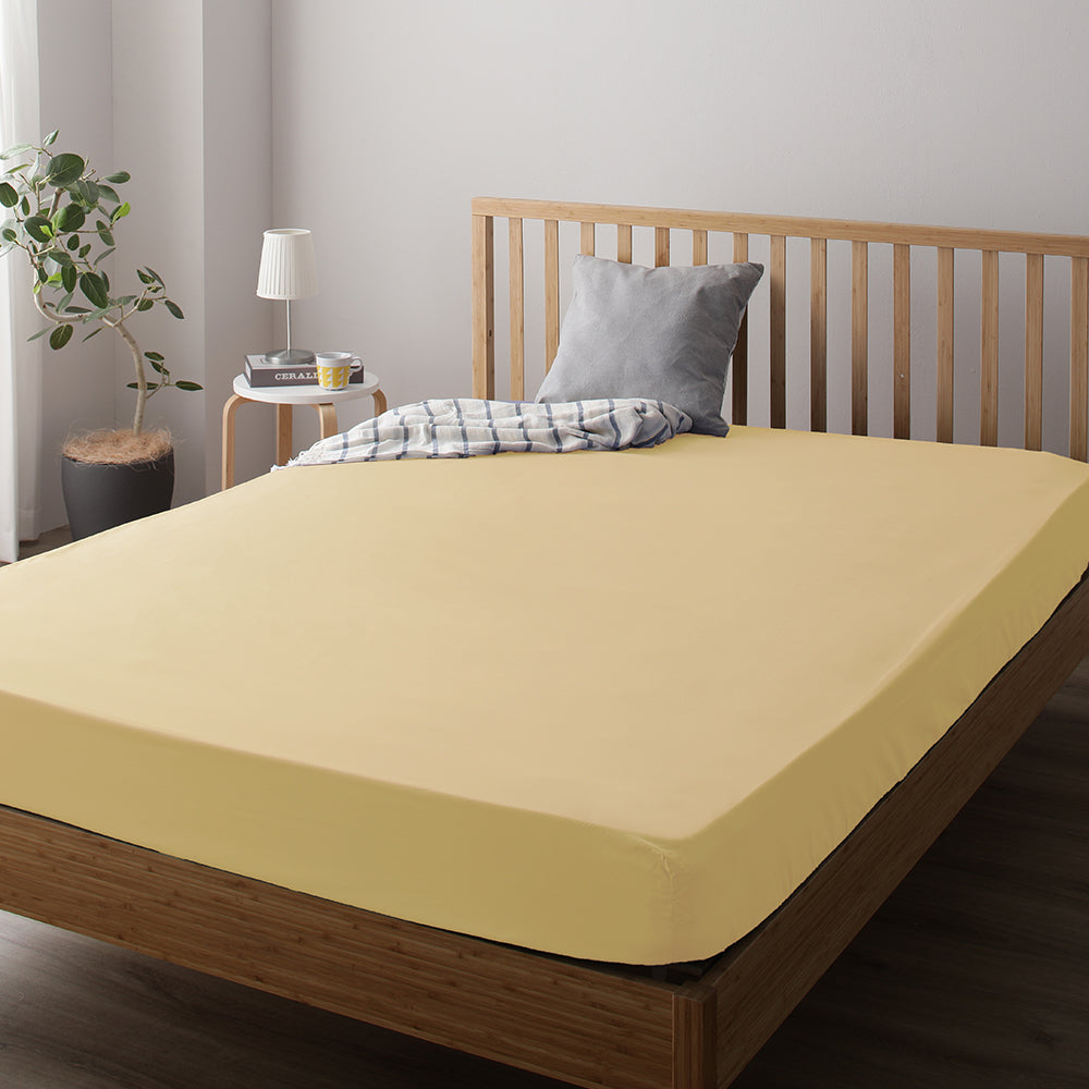 ボックスシーツ・クリームイエロー