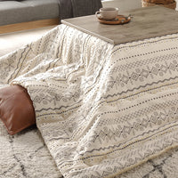 インド綿こたつ掛け布団:単品:アイボリー