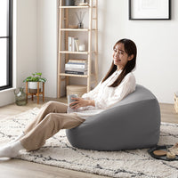 日本製 ビーズクッション 『STIIBO』 単品 グレー