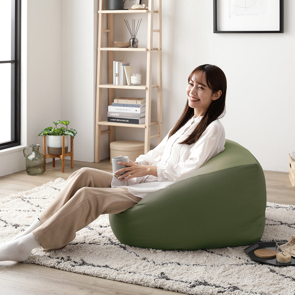 キューブ型ビーズクッション 『STIIBO』単品 グリーン