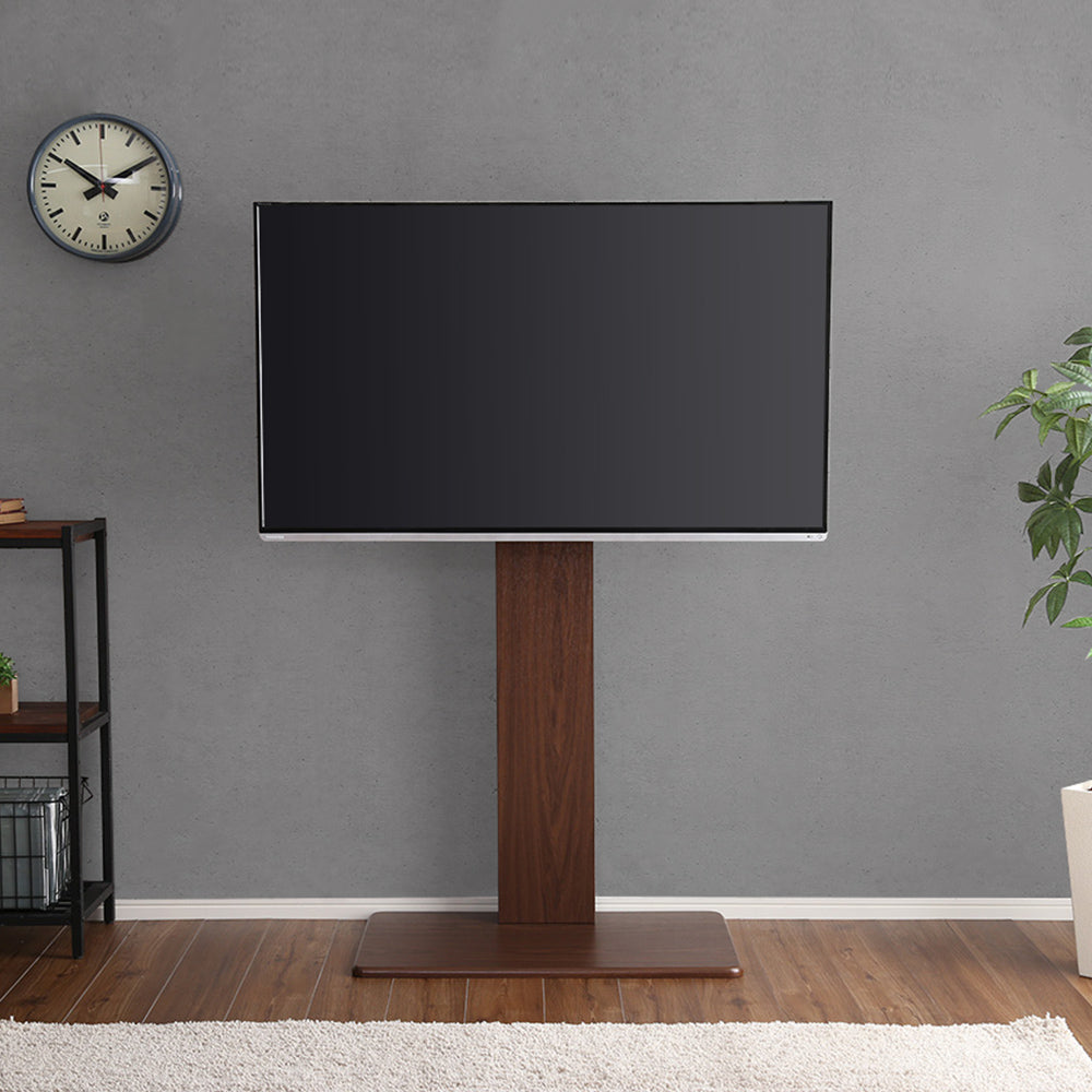 ハイタイプ 壁掛け テレビ台 ブラウン