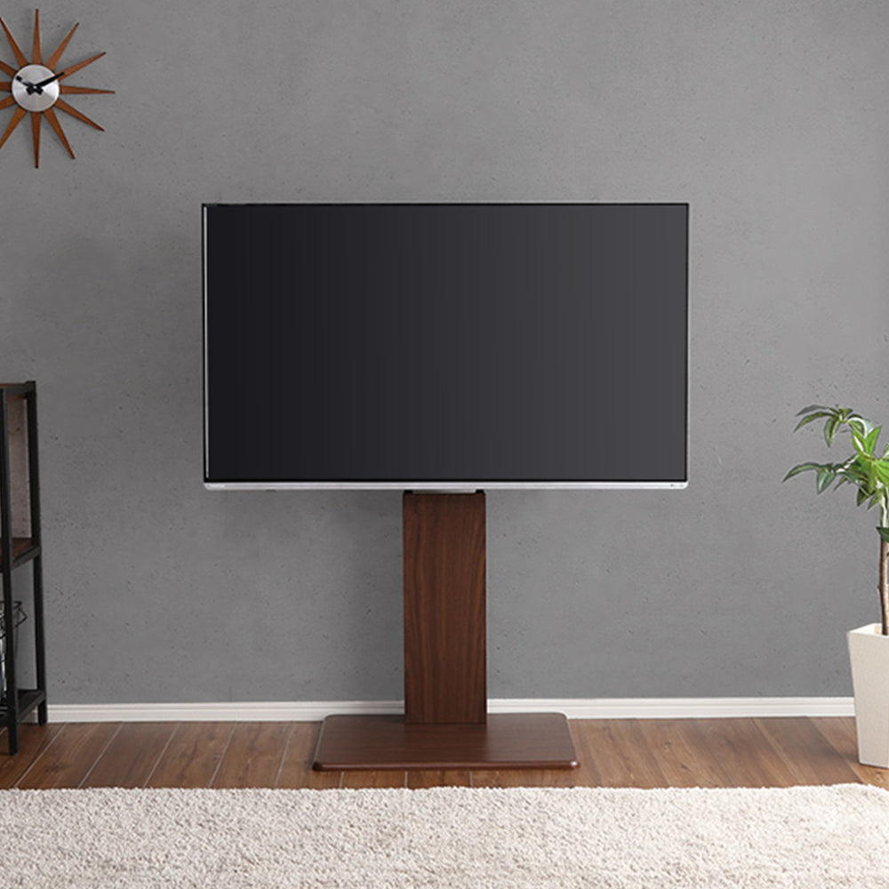 ロータイプ 壁掛け テレビ台 ブラウン