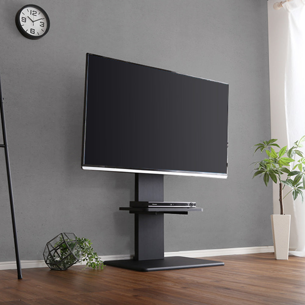 ロータイプ 壁掛け テレビ台 ブラック