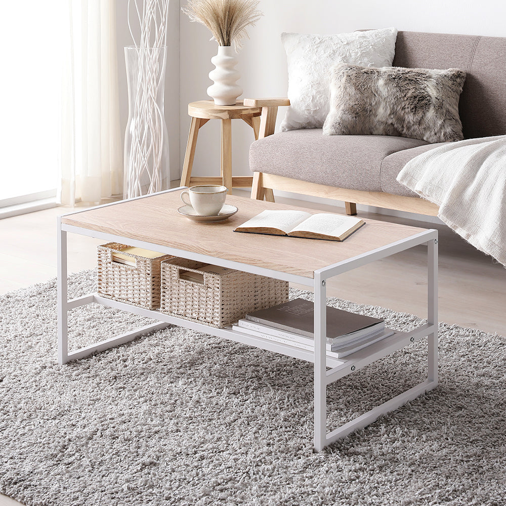 ローテーブル単品(幅80cm) 『Rectico レクティコ』 ナチュラル