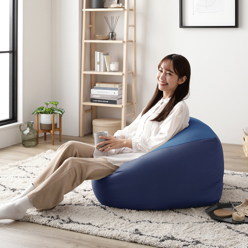 キューブ型ビーズクッション 『STIIBO』単品 ネイビー