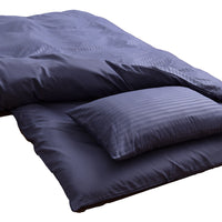 ホテルタイプ シーツセット 布団用 ネイビー