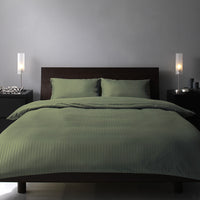 ホテルタイプ シーツセット マットレス用 オリーブグリーン