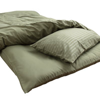 ホテルタイプ シーツセット 布団用 オリーブグリーン