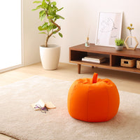 リンゴ型 ビーズクッション 単品(スモール) オレンジ