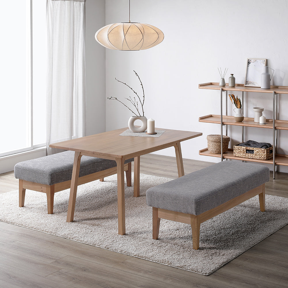 対面3点セット グレー