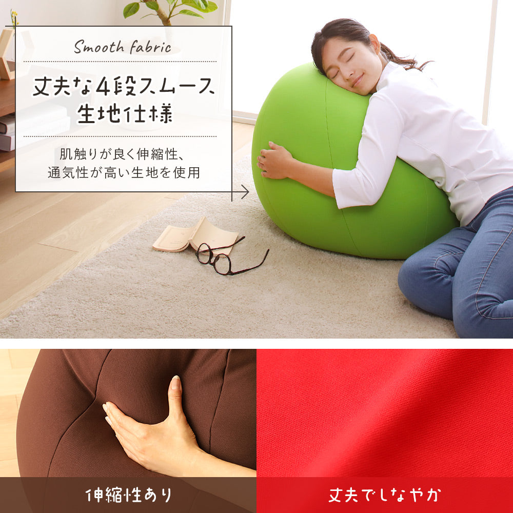 なめらかな生地 伸縮性