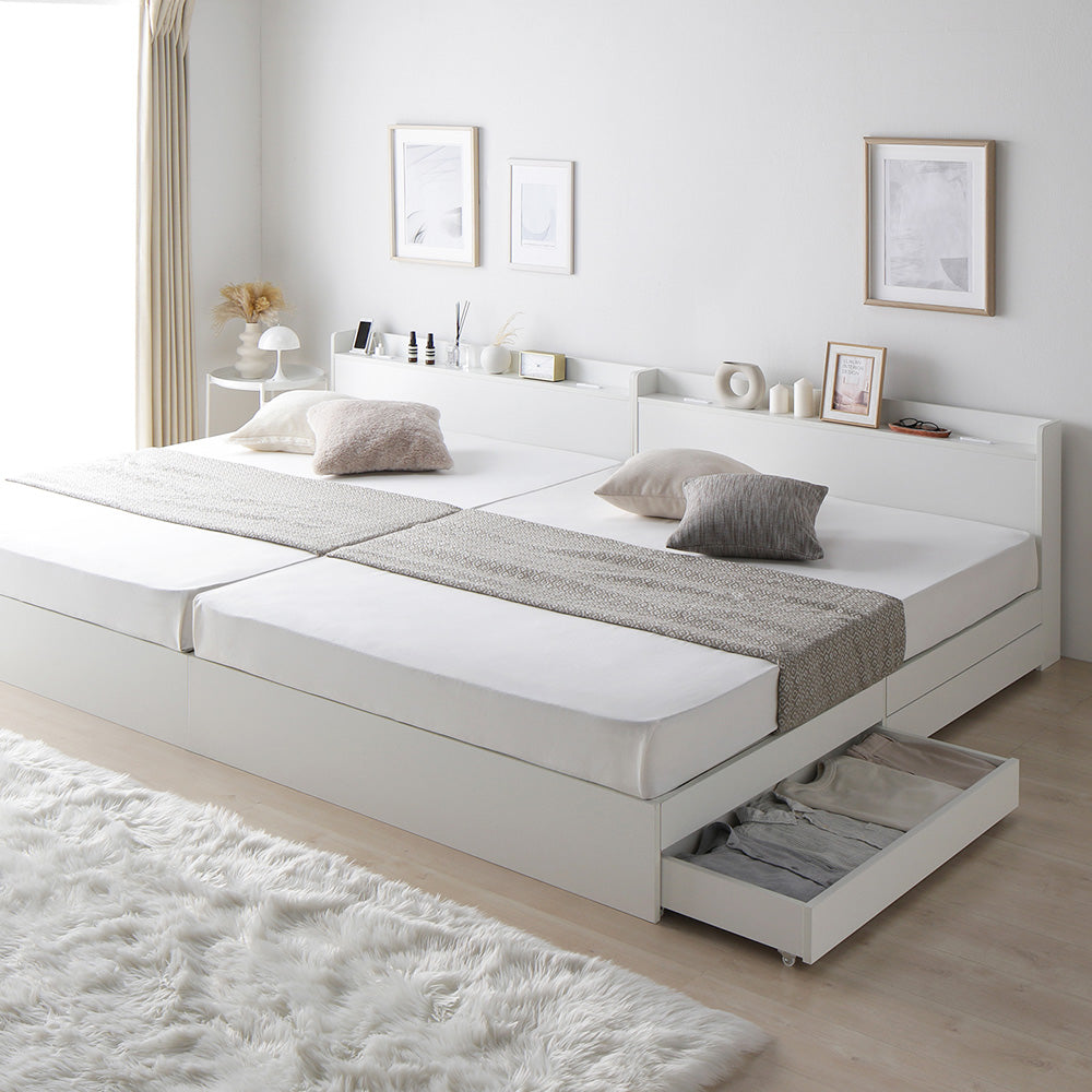 引き出し収納ベッド『Absol アブソル』 ホワイト