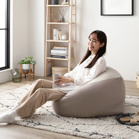 日本製 ビーズクッション 『STIIBO』 単品 グレージュ