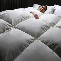 日本製 羽毛掛け布団 ダウン率93% アイボリー