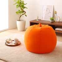 リンゴ型 ビーズクッション 単品(ビッグ) オレンジ