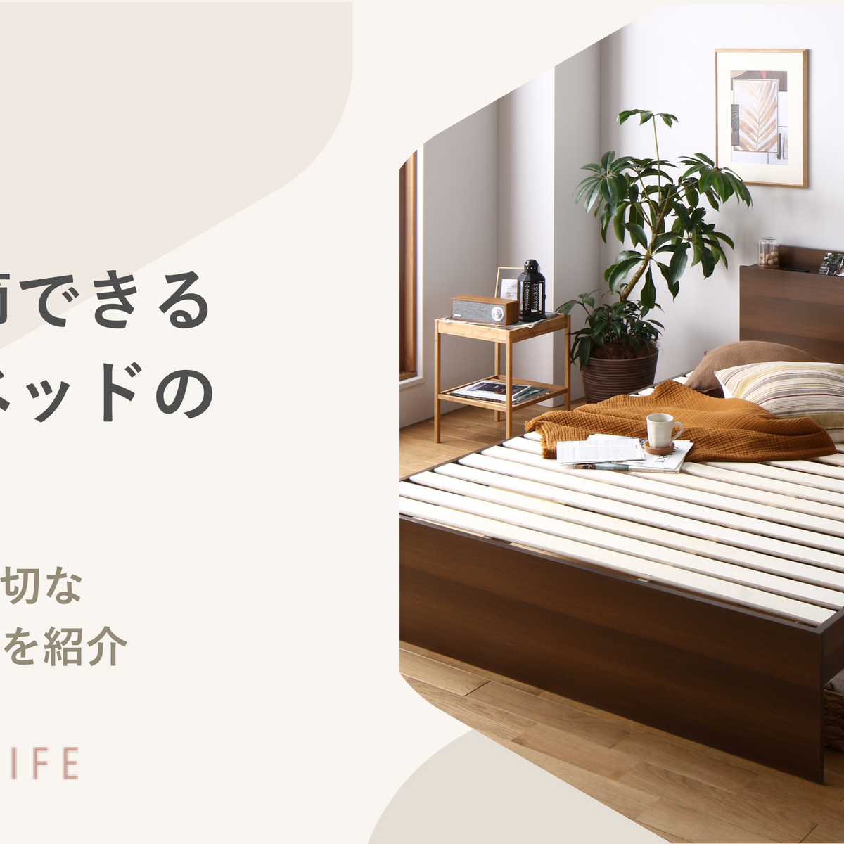 頑丈すのこ構造!天然木調ライフスタイルペット ダブル(フレームのみ) 頑丈すのこ構造!天然木調ライフスタイルペット ダブル