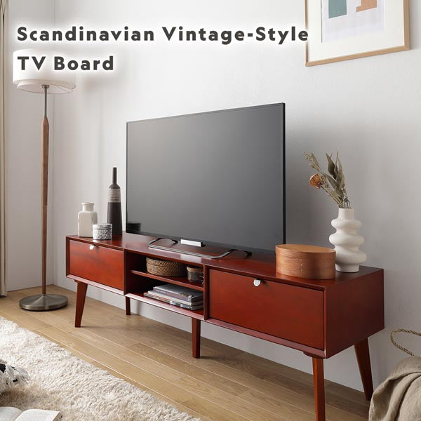 Scandinavian Vintage-Style TV Board