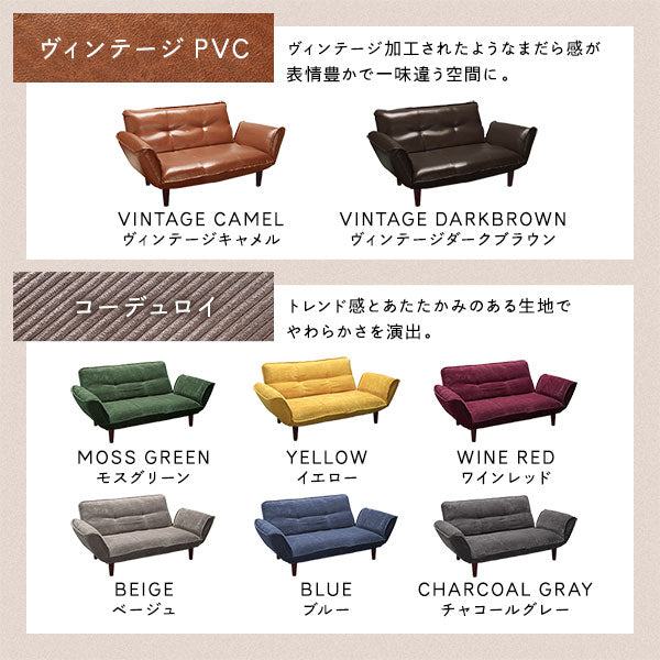 ヴィンテージPVC コーデュロイ 生地