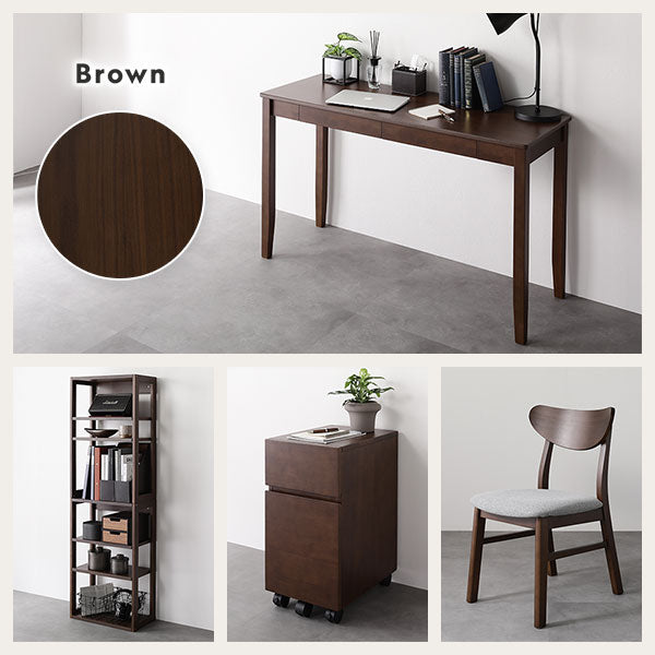 サイズが選べる 天然木デスク 『Keiju ケイユ』 引き出し付き/省