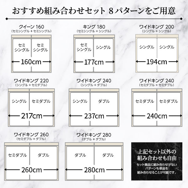 おすすめ組み合わせセット8パターンをご用意