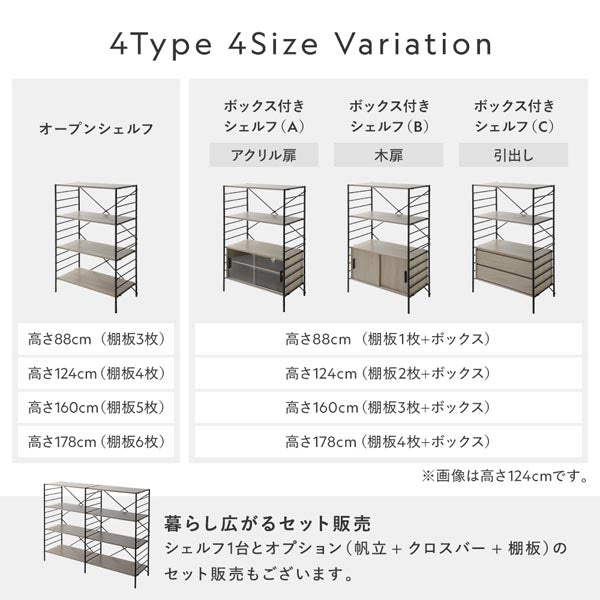 4Type 4Size Variation