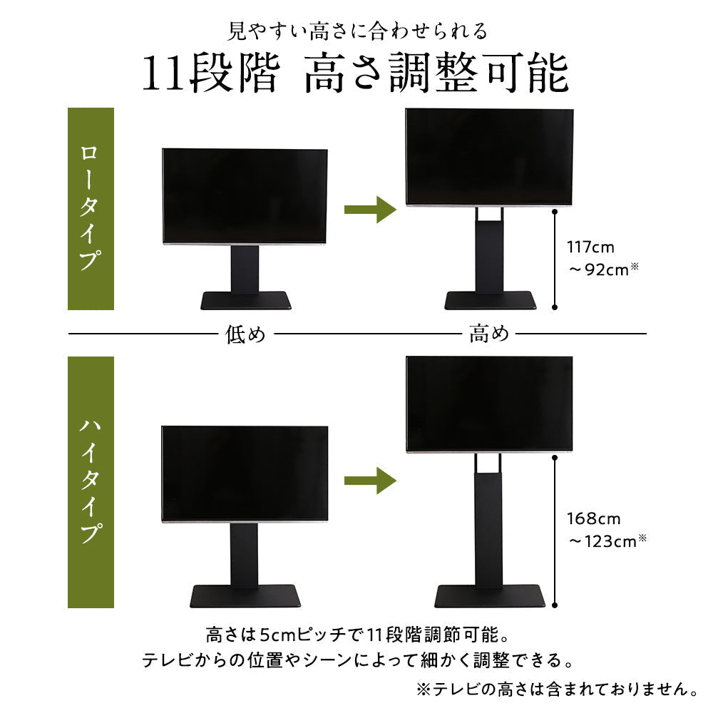 ロータイプ　ハイタイプ