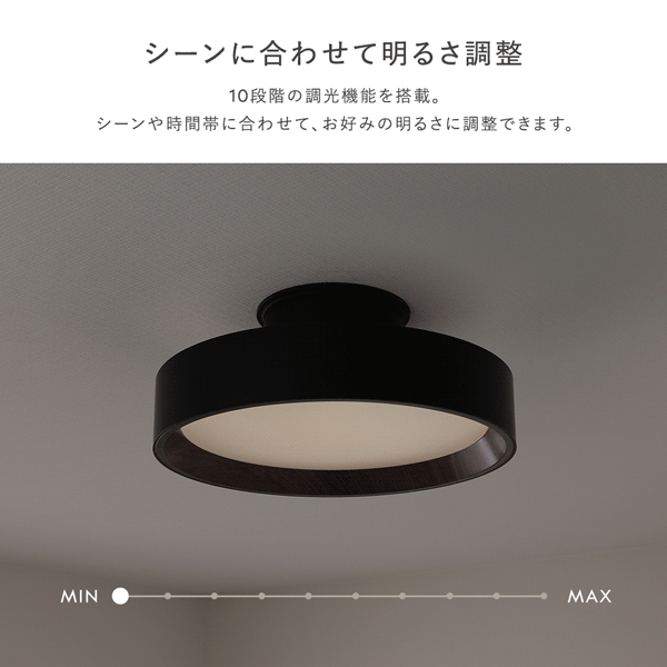 シーンに合わせて明るさ調整
