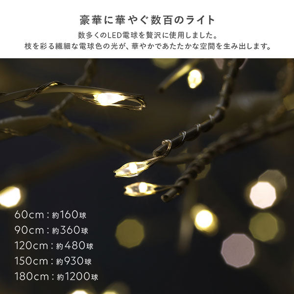 豪華に華やぐ数百のライト