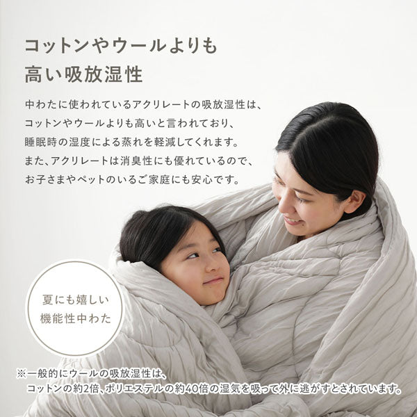 「くしゅとろニットガーゼ 『Nauha ナウハ』 ボックスシーツ」が湿気対策に向いている理由③
