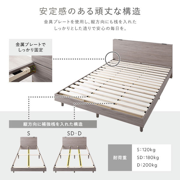 安定感のある頑丈な構造。