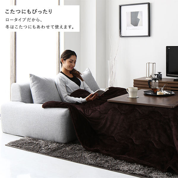 ロータイプだから、冬はこたつにもあわせて使えます。