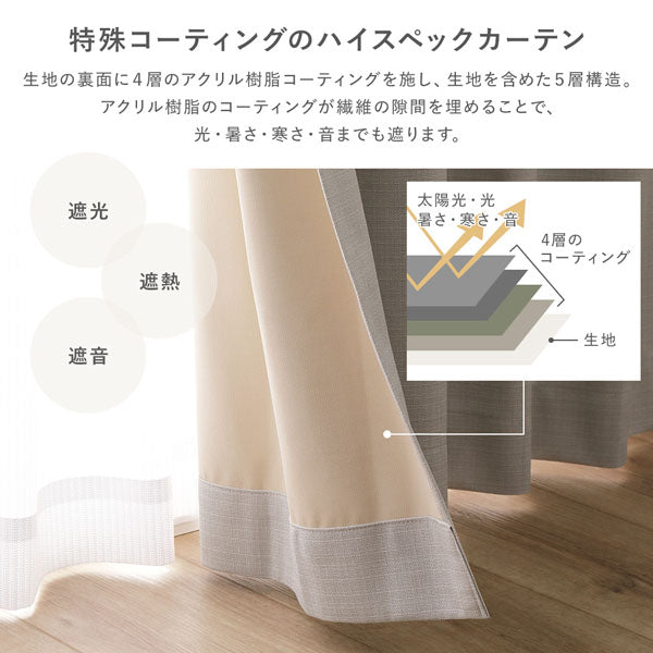 特殊コーティングのハイスペックカーテン