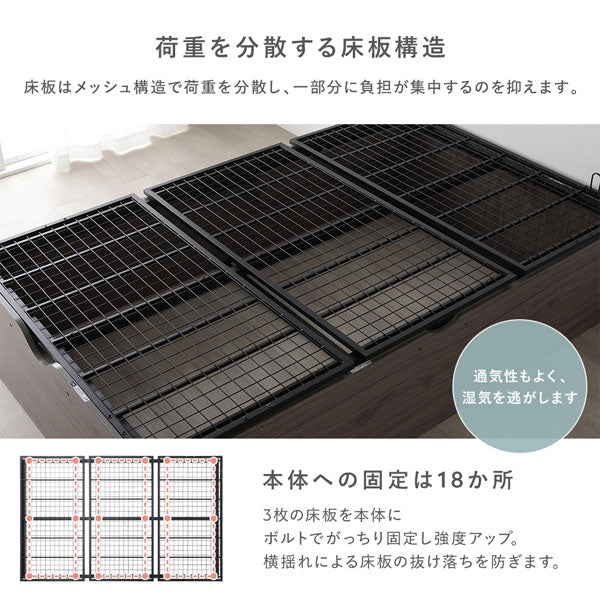 荷重を分散する床板構造
