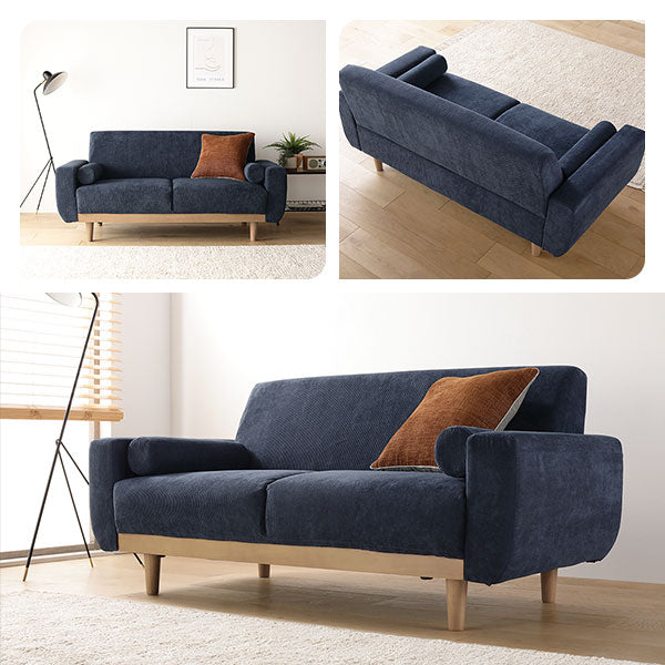 Design Sofa ida：ネイビー(コーデュロイ)