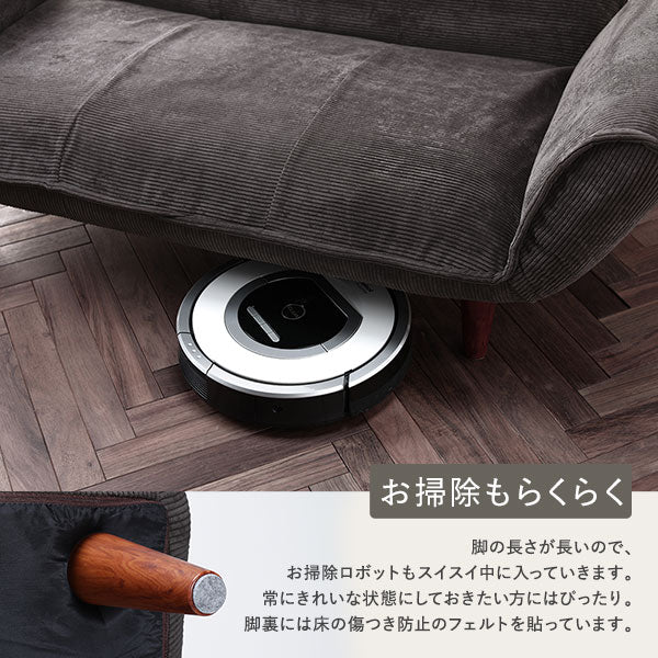 日本製 リクライニングソファ ヴィンテージシリーズ 2人掛け単品/国産