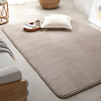 防音コーデュロイラグ 『Luune ルーネ』 約130×190cm ベージュ