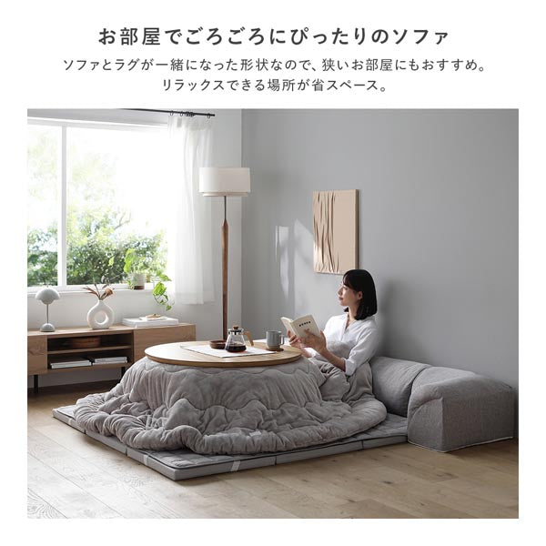くつろぎフロアソファ 『ROLIG ローリグ』 大サイズ/フルカバーリング