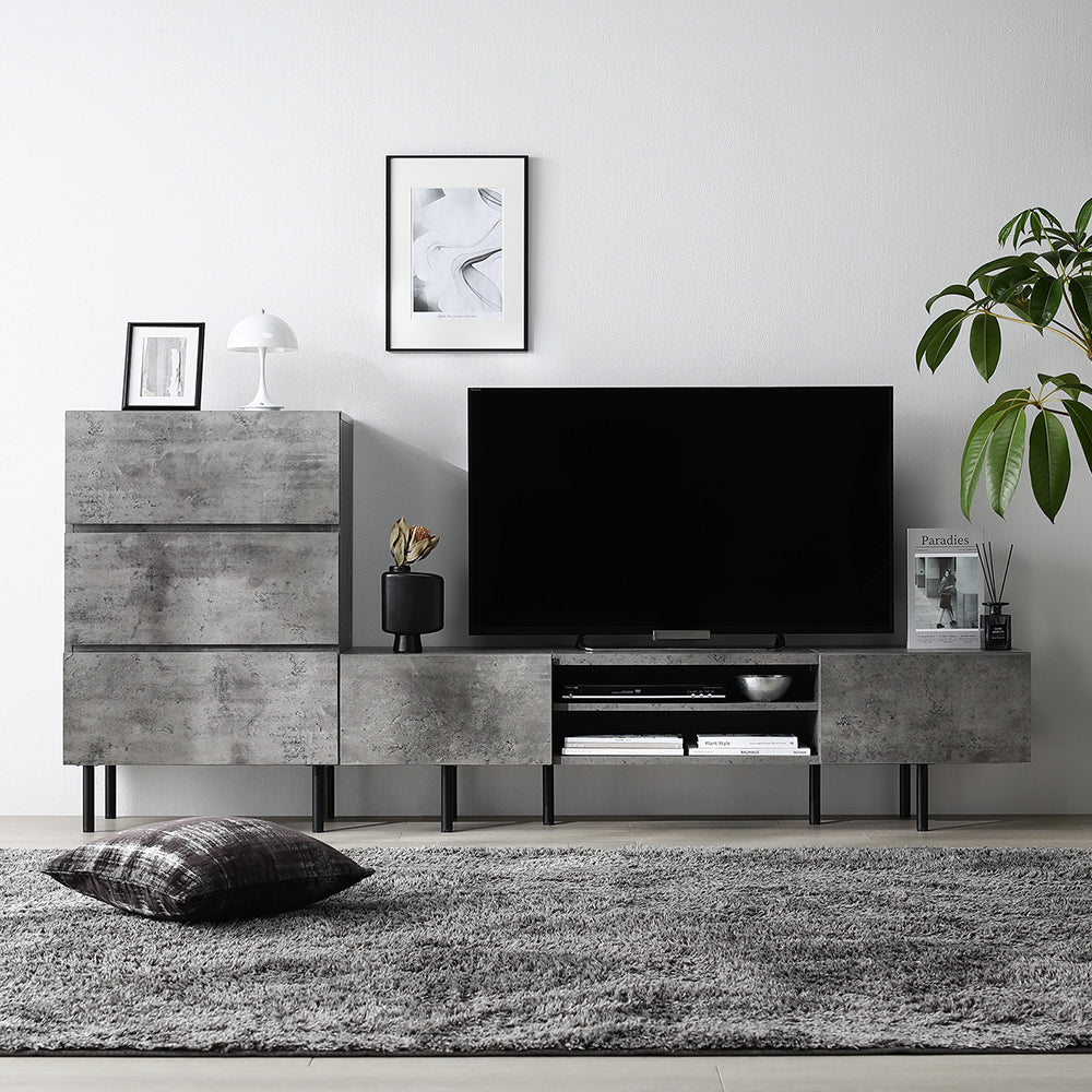 ＊**様 RASIK ラシク テレビ台 150cm グレー 様 RASIK ラシク テレビ台 150cm グレー